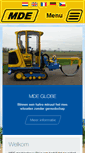 Mobile Screenshot of mdemachinebouw.nl