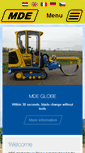 Mobile Screenshot of mdemachinebouw.com